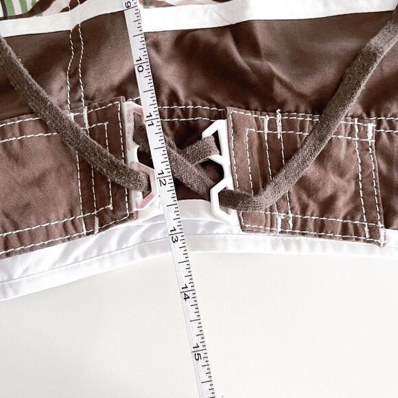 Billabong Mens Board Shorts Plaid Embroidered Signature Trunks Brown Sz 36 - Picture 8 of 10